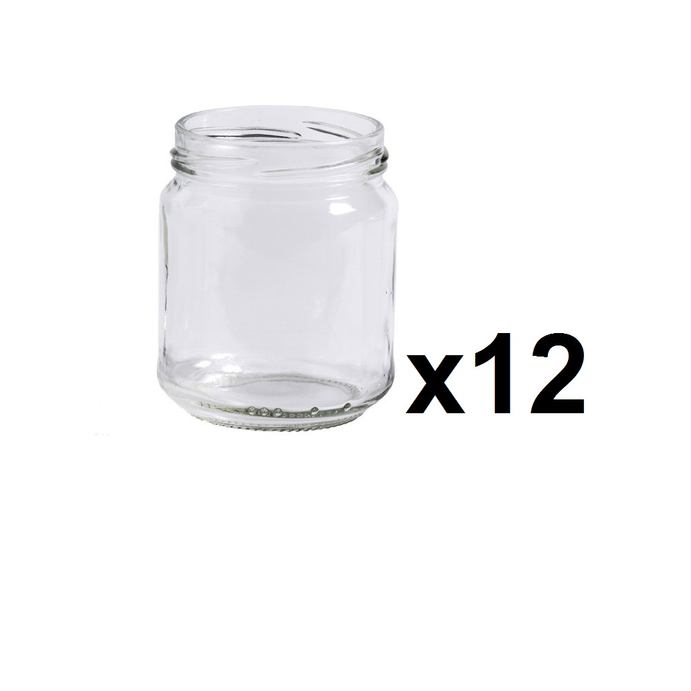 Pack12 Pot verre 250g