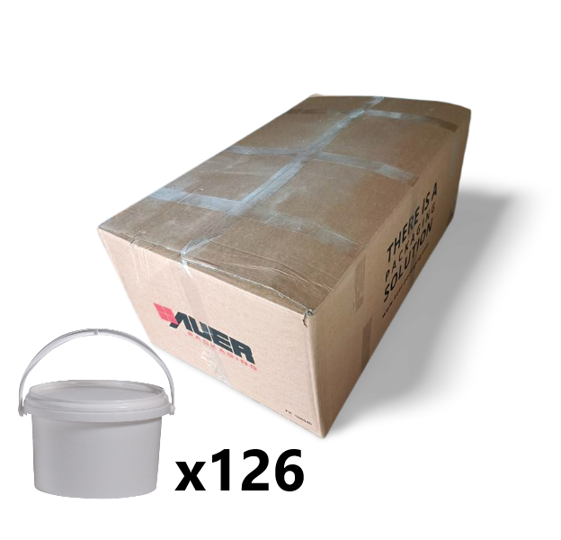 Carton 126 Seaux 3.8L - 5Kg miel.