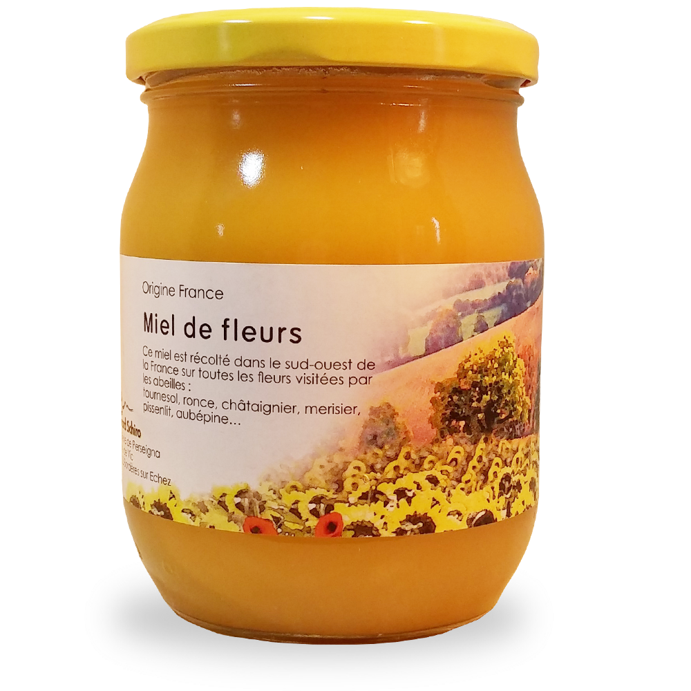 Miel 750g Fleurs Onctueux Origine France