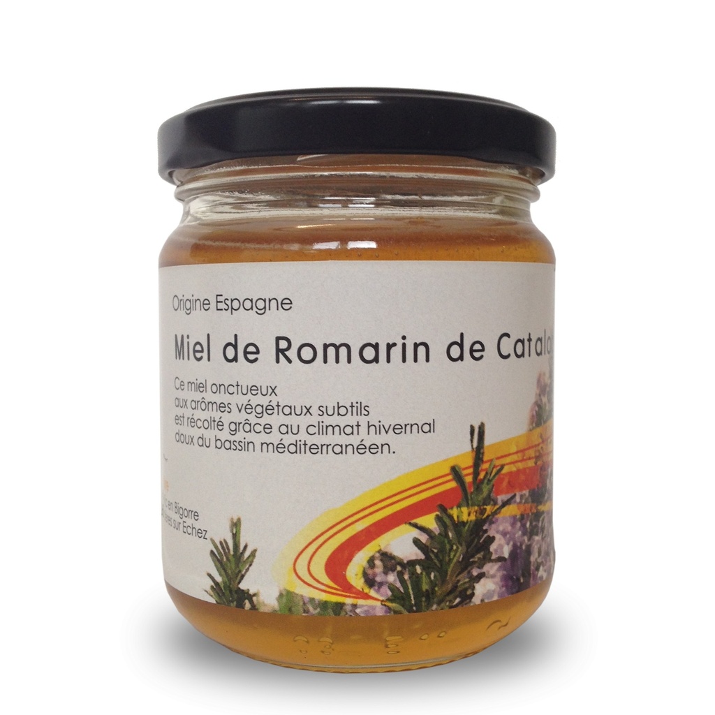 [GROMC250] Miel 250g Romarin Origine Catalogne, Espagne