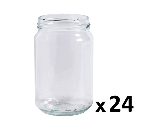 Pack24 Pot verre 500g