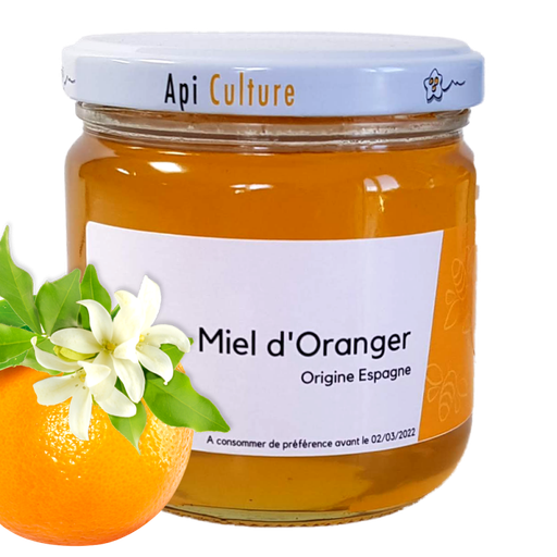 [GBOR45] Miel 450g Oranger Origine Espagne