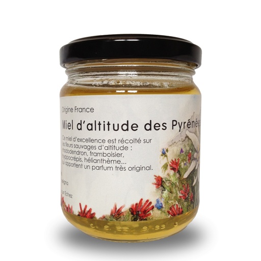 [GHM250] Miel 250g ALTITUDE Origine Pyrénées France