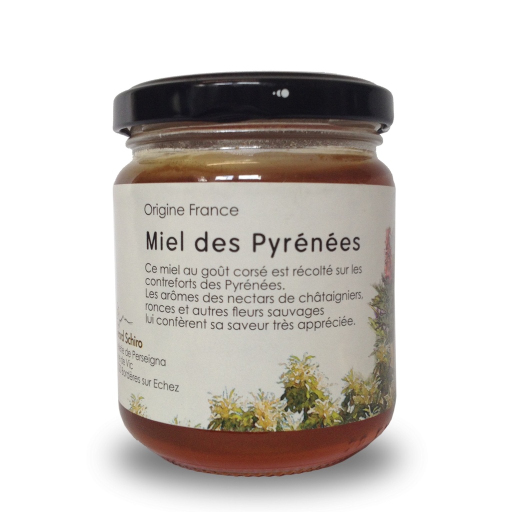 Miel des Pyrénées - verre 250g