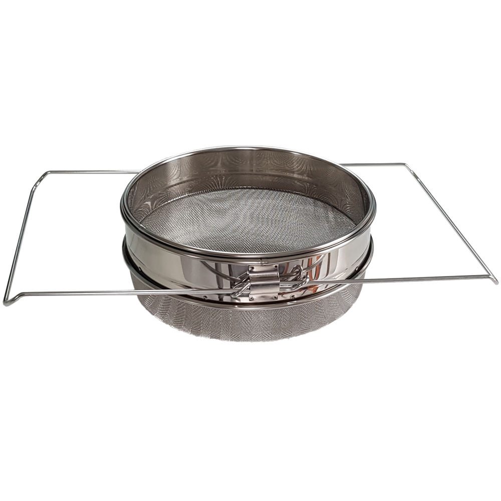 [JT2016] Passoire inox double tamis ovale