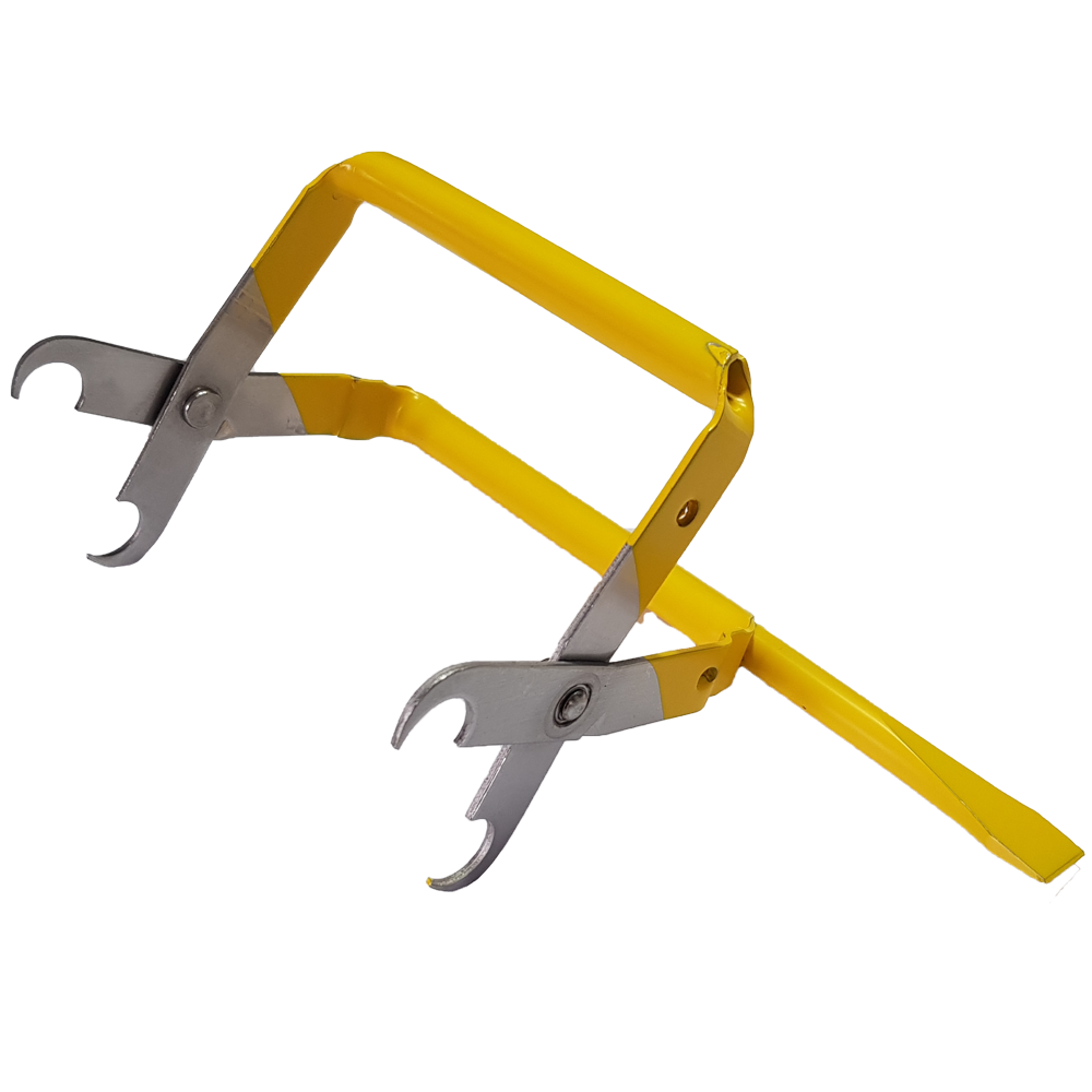 [VO2002] Lève cadre pince jaune avec levier