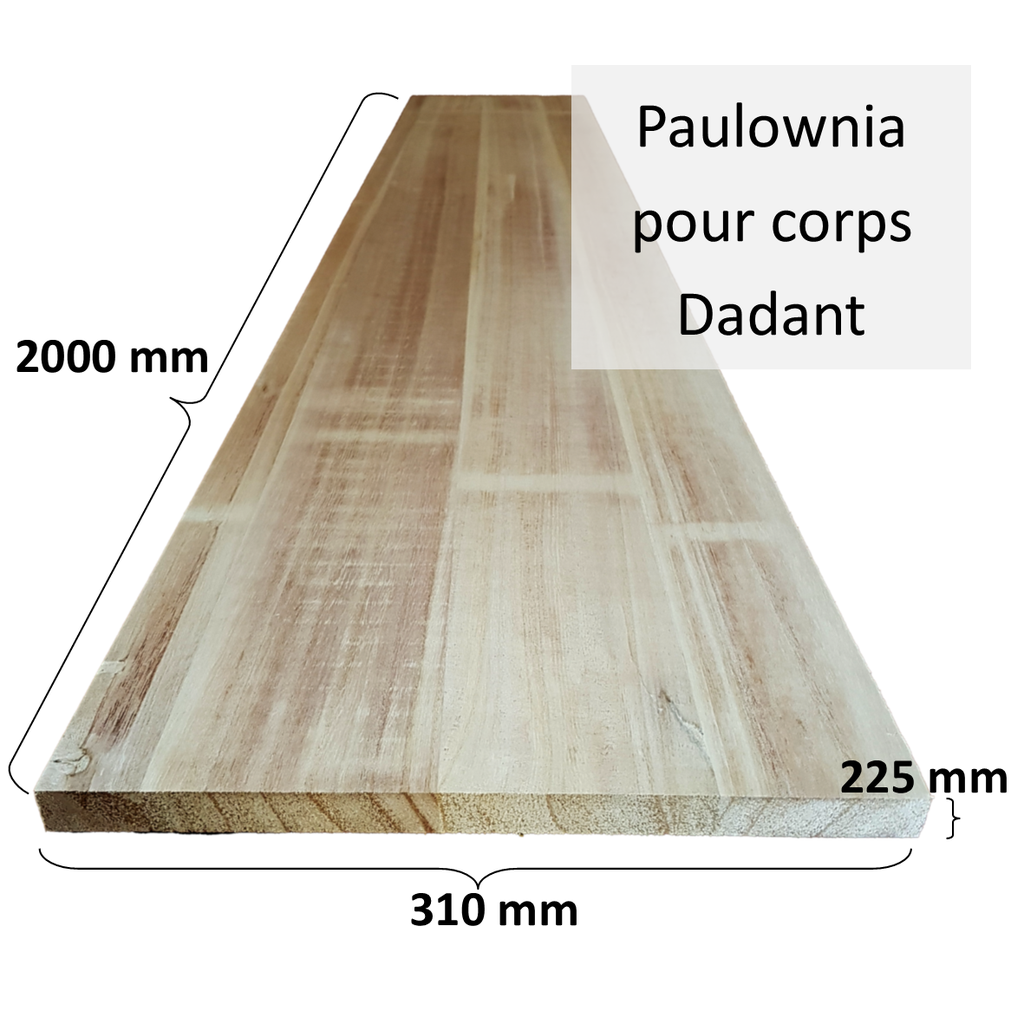Bois de Paulownia 31cm / Corps Dadant (23x310x2000) ~4,2kg