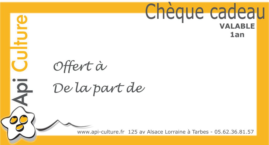 [CHQ1] Chèque cadeau