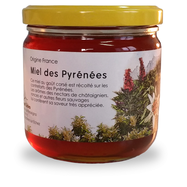 [GPYR45] Miel des PYRENEES (Châtaignier) 450