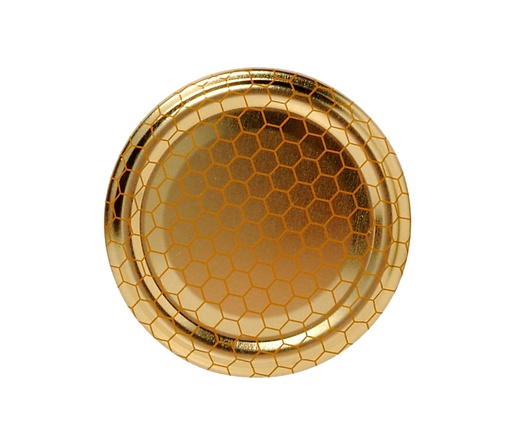 [BP3104] Capsule TO63 dorée alvéoles Techno