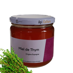 [GBTHY45] Miel 450g Thym Origine Espagne