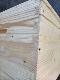 Corps Dt10 en pin, tenon/mortaise, bandes lisses (copie)