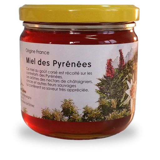 [GPYR45] Miel 450g PYRENEES (Châtaignier) Origine France